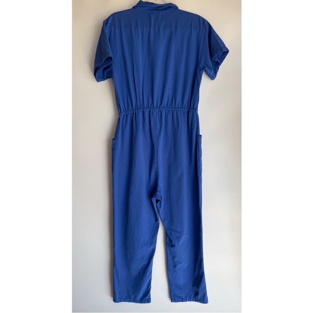 Noble Blue Utility Jumpsuit - Picture 9 of 16